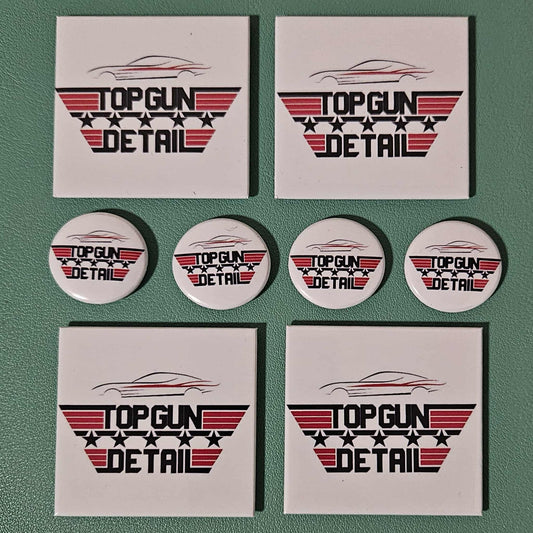 1" Round Magnets & Pins (Set of 54 - same photo or different)