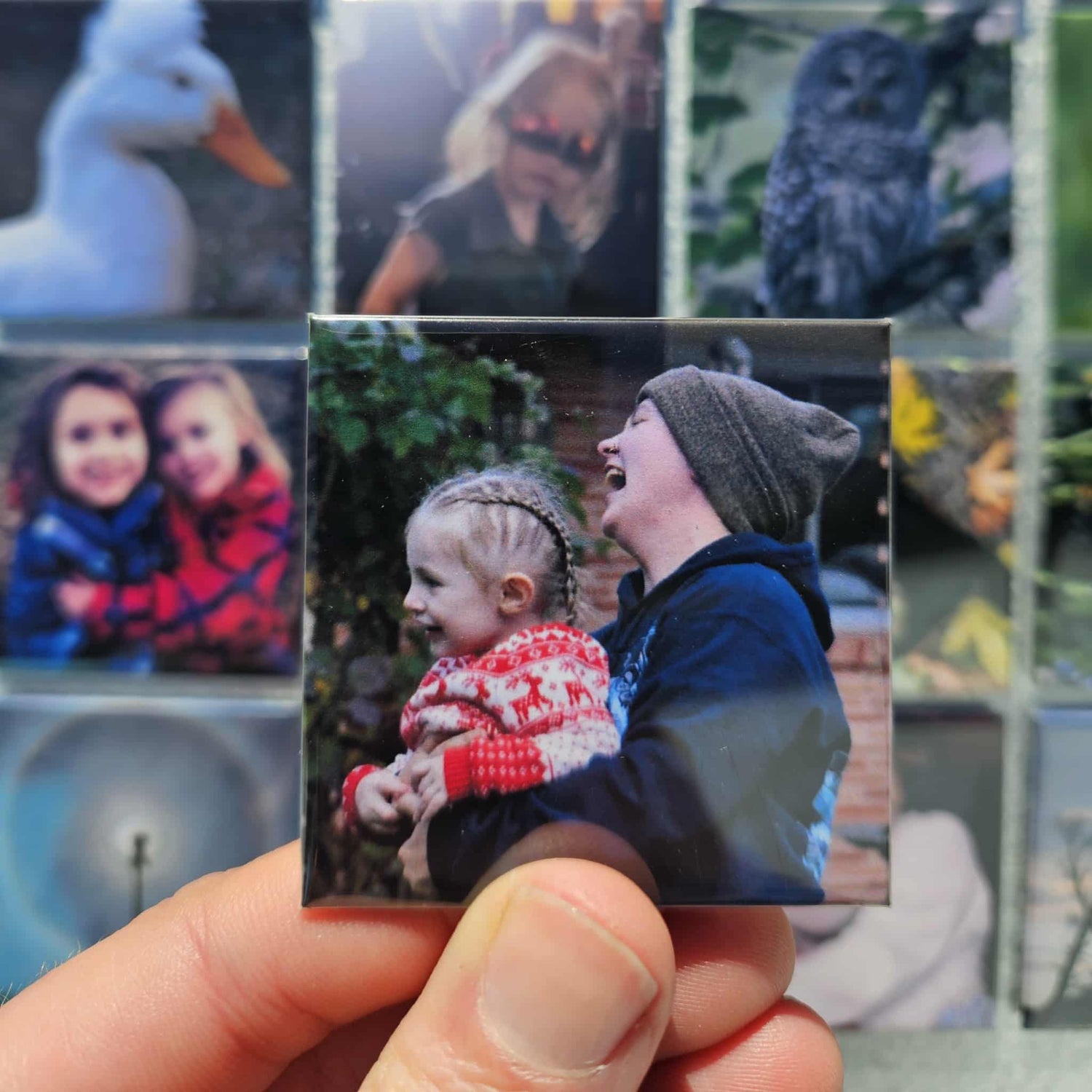 2" Square Magnets (Set of 6 - same picture or different)